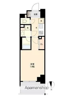 プライマル南砂【8階】の間取り