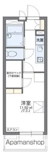 レオパレスVIEW福島【211号室】の間取り