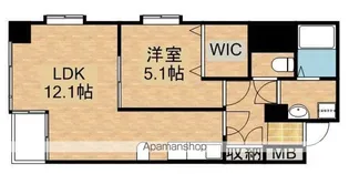 LAUREL COURT 田町(ローレルコート田町)【3階】の間取り