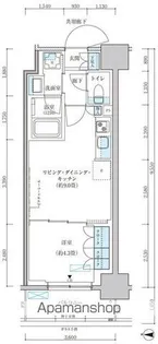 パークアクシス池袋イースト【3階】の間取り