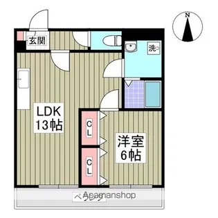 Uハウス【3階】の間取り
