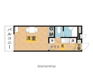レオパレス湯島【3階】の間取り