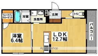 パークサイドベルメゾン中百舌鳥【2階】の間取り