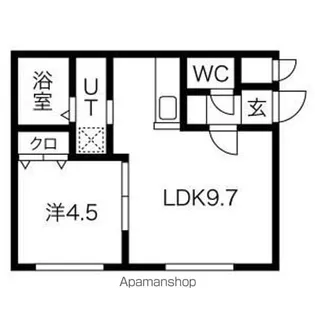 リヴィエール発寒南【4階】の間取り