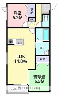 ORQUIDEA拓勇東町【1階】の間取り