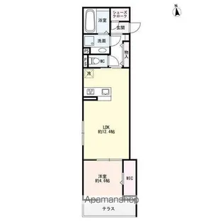 愛知県名古屋市北区平安2丁目【アパート】の間取り