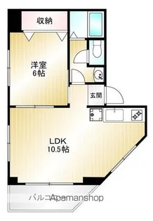 サンパレス三鷹台【1階】の間取り