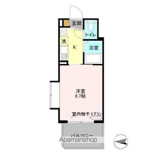 パティオ坂巻【2階】の間取り