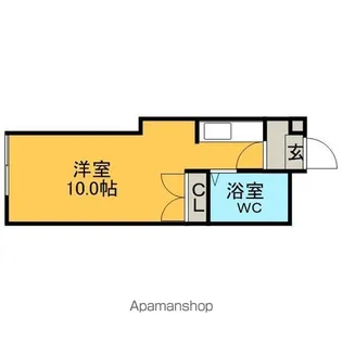 N213ハイツ【4階】の間取り