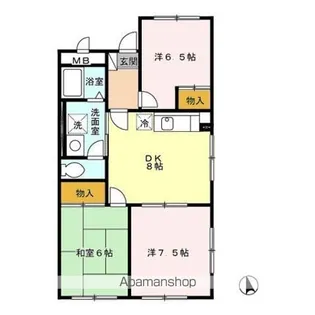 ヴェルドミール【2階】の間取り