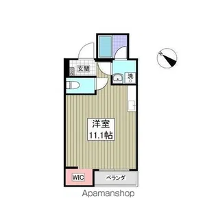 レジデンス湘南【3階】の間取り