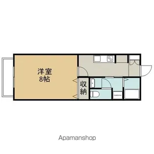 LA TOUR【1階】の間取り