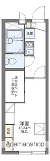 レオパレスフーズフー【208号室】の間取り