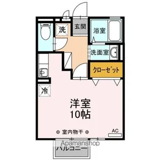 ネオフリーコスモ【2階】の間取り