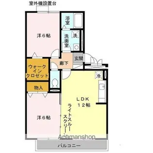 フラワーメゾン B棟【3階】の間取り