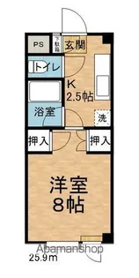 サンパレス【1-C号室】の間取り