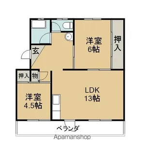 近藤第3ビル【305号室】の間取り