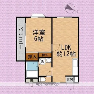 メリーライフみずほ台【4階】の間取り