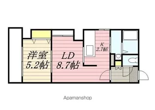 アリスマナーBLD【803号室】の間取り
