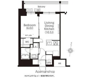 東京都中野区大和町1丁目【マンション】の間取り
