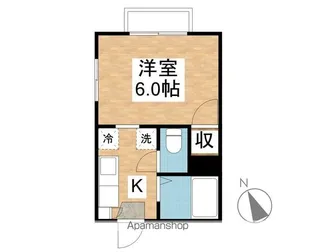 イーストアベニュー【105号室】の間取り