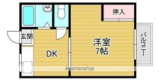 コスモハイツホクユー【2階】の間取り