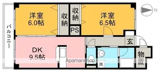 カトゥル セゾン札場【3階】の間取り