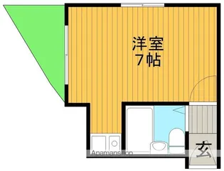 サンパレス21蛍池Ⅱ【1階】の間取り