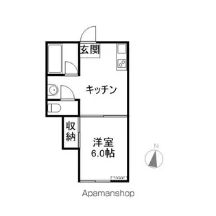 コーポ大幸【207号室】の間取り