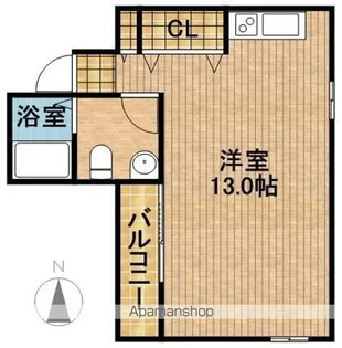 カーサ・オリエンテ【303号室】の間取り