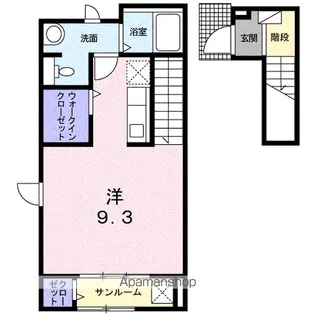 エトワール【2階】の間取り