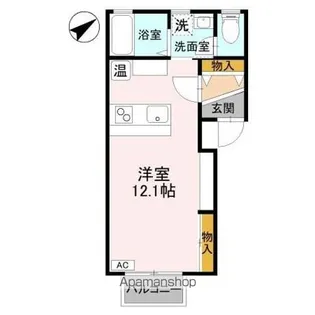 AISロイヤルハイツ【1階】の間取り