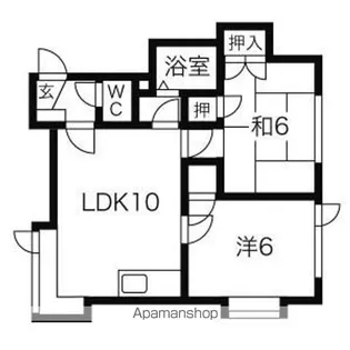 ベジタブルハウス【1階】の間取り