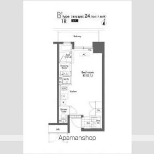 プライムアーバン初台【10階】の間取り