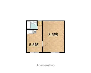 タバタビル【302号室】の間取り