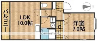 コープE【3号室】の間取り