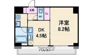 アーバンステージ安堂寺【203号室】の間取り