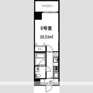 SーFORT江坂垂水町【706.号室】の間取り