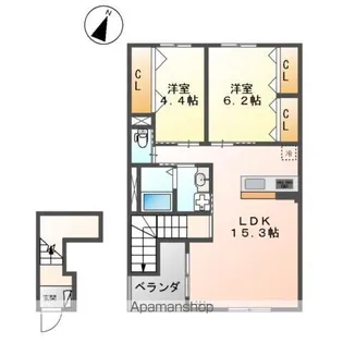 アルページュ【2階】の間取り