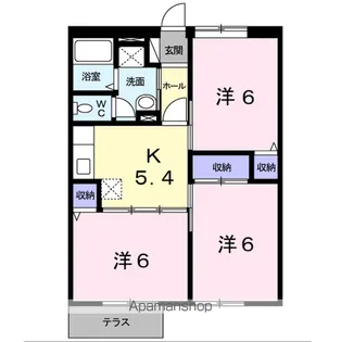 POP TOWNⅠ【1階】の間取り
