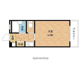 サンくまとり【105号室】の間取り