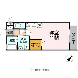 マーベル【3階】の間取り