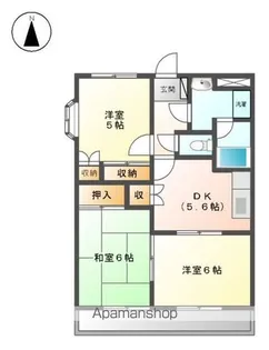 アミューズベアーⅡ【2階】の間取り