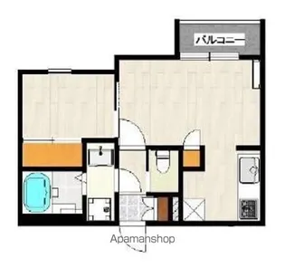 MUGELLO UNO【201号室】の間取り