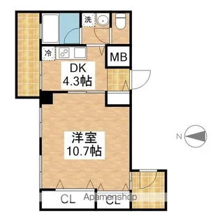 愛知県名古屋市東区葵2丁目【マンション】の間取り