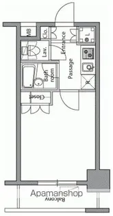 レジディア横濱関内【3階】の間取り