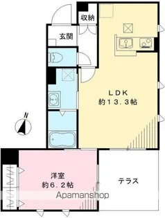 クリア中目黒【101号室号室】の間取り