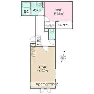 THE PARK MAISON中野3丁目【3階】の間取り