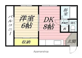 濱ビル12【202号室】の間取り