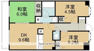 ダイアパレス川越西小仙波【8階】の間取り